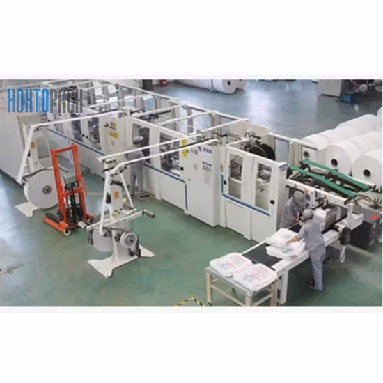 PP-Gewebe-/Papier-/BOPP-Blockbodenventilsack-Zementbeutelherstellungsmaschine